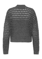 Jacqueline De Yong Pullover Donna Corinne Grigio 15344439 Dark Grey Melange JACQUELINE DE YONG 