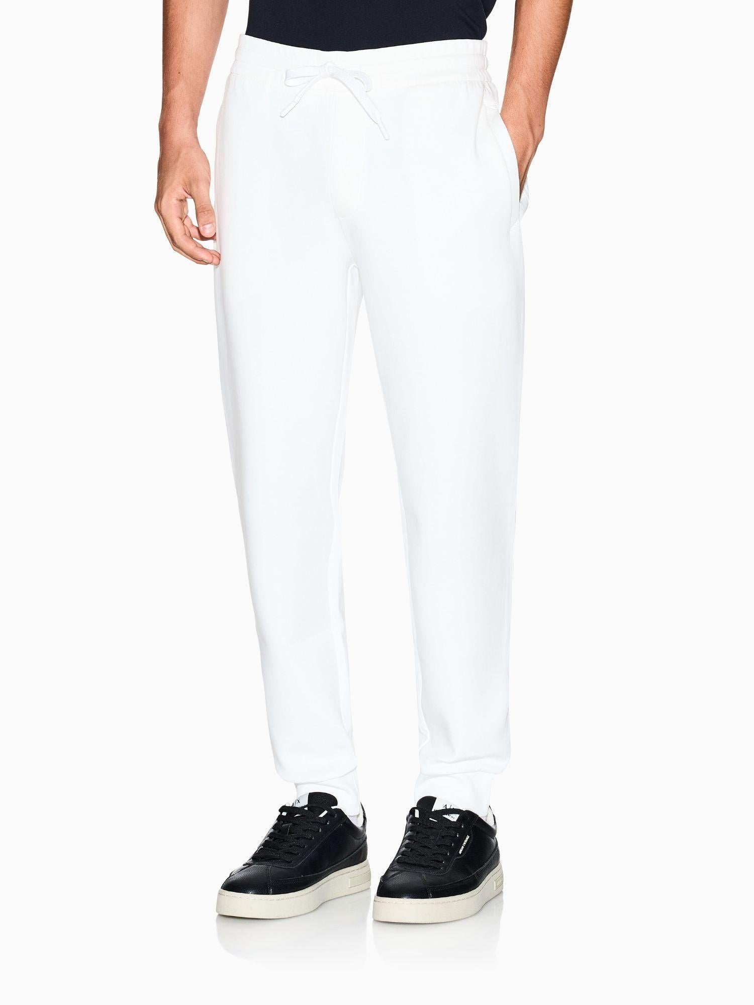 Armani Exchange Pantaloni jogger con logo sul retro Uomo Bianco XM000373 AF10818 U0009 ARMANI EXCHANGE 
