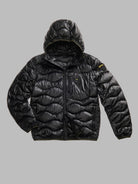 Blauer Piumino ad onde Wave Uomo Nero BLUC03074 6355 999 BLAUER 
