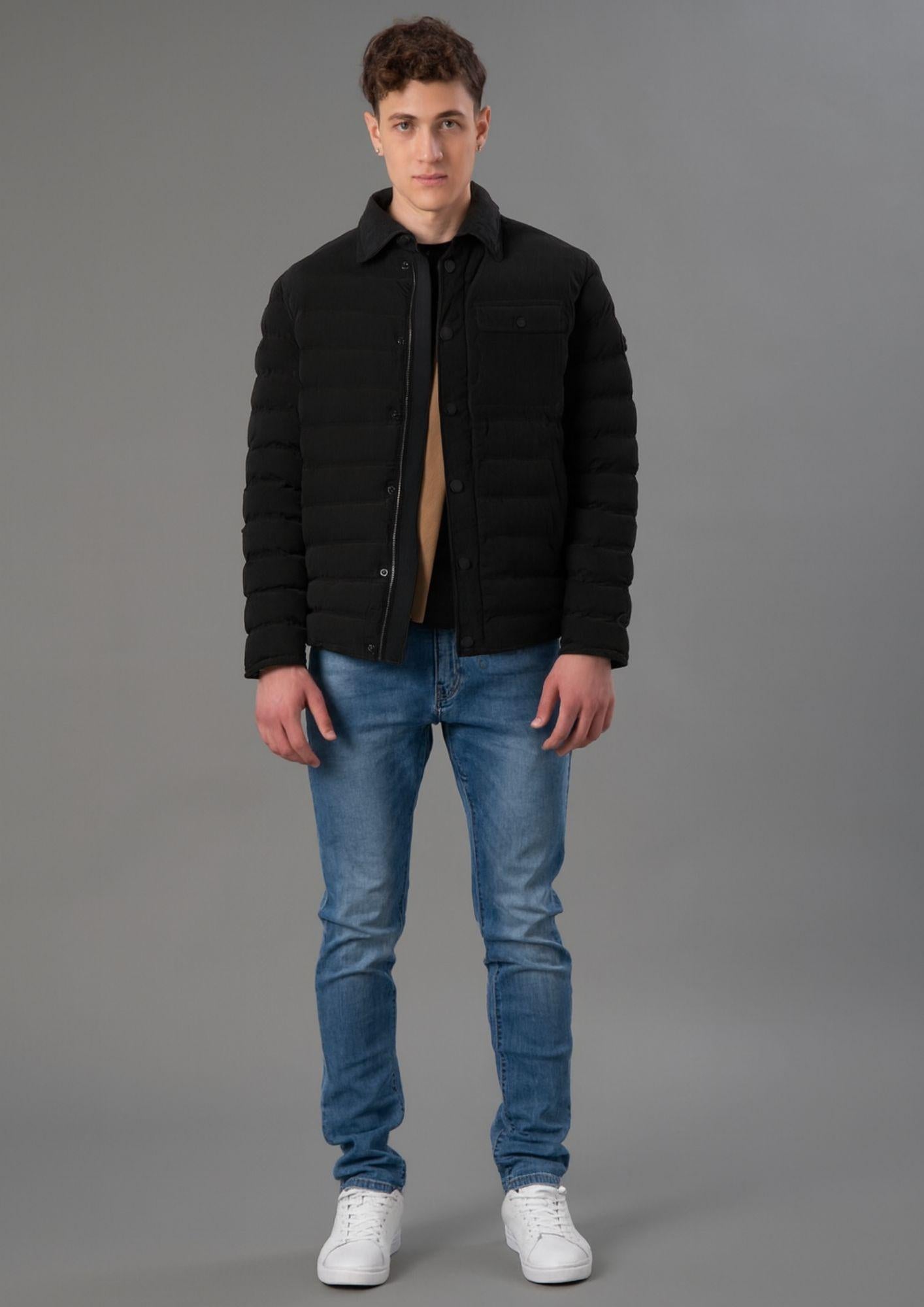 Rihunik Giacca Invernale Uomo Gordon Forest Blu Black RIMA261J F0149 998 RIHUNIK 