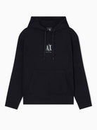 Armani Exchange Felpa con cappuccio con logo ricamato Uomo Nero XM000369 AF10818 UC001 ARMANI EXCHANGE 