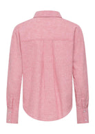 Jacqueline De Yong Camicia Donna Mila Corallo Righe Bianche 15345487 Calypso Coral CLOUD DANCER JACQUELINE DE YONG 