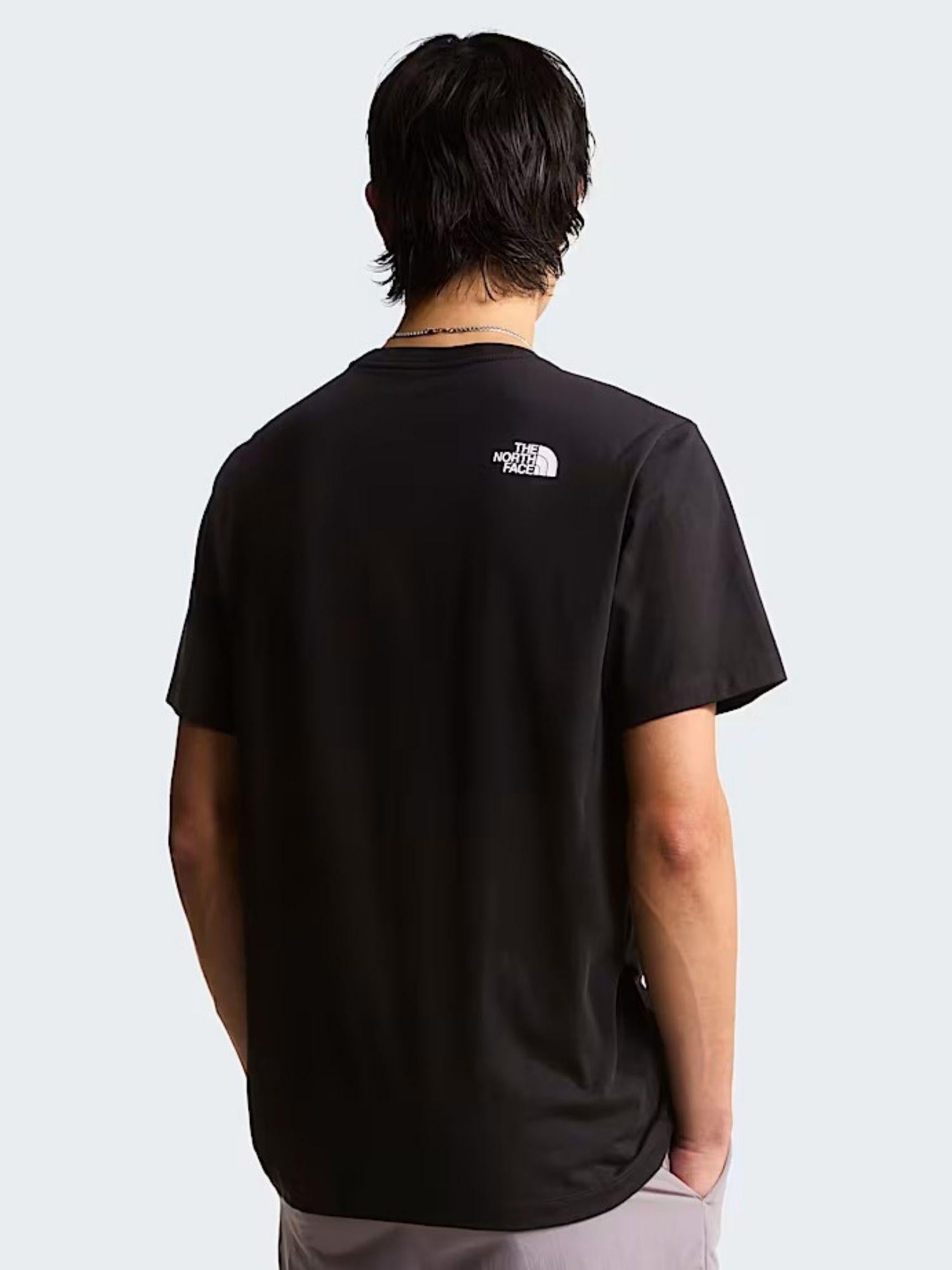 The North Face T-Shirt Uomo Nera Evolution Half Dome Regular NF0A8B6J KY4 THE NORTH FACE 