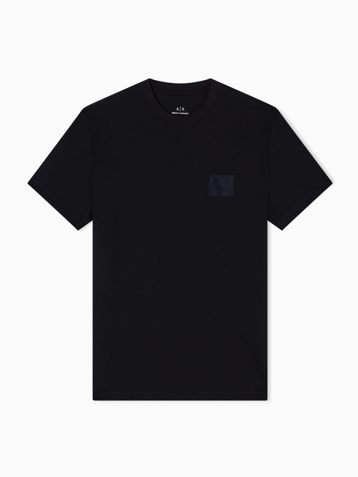 Armani Exchange T-shirt regular fit con patch Uomo Nero XM001456 AF10358 UC001 ARMANI EXCHANGE 