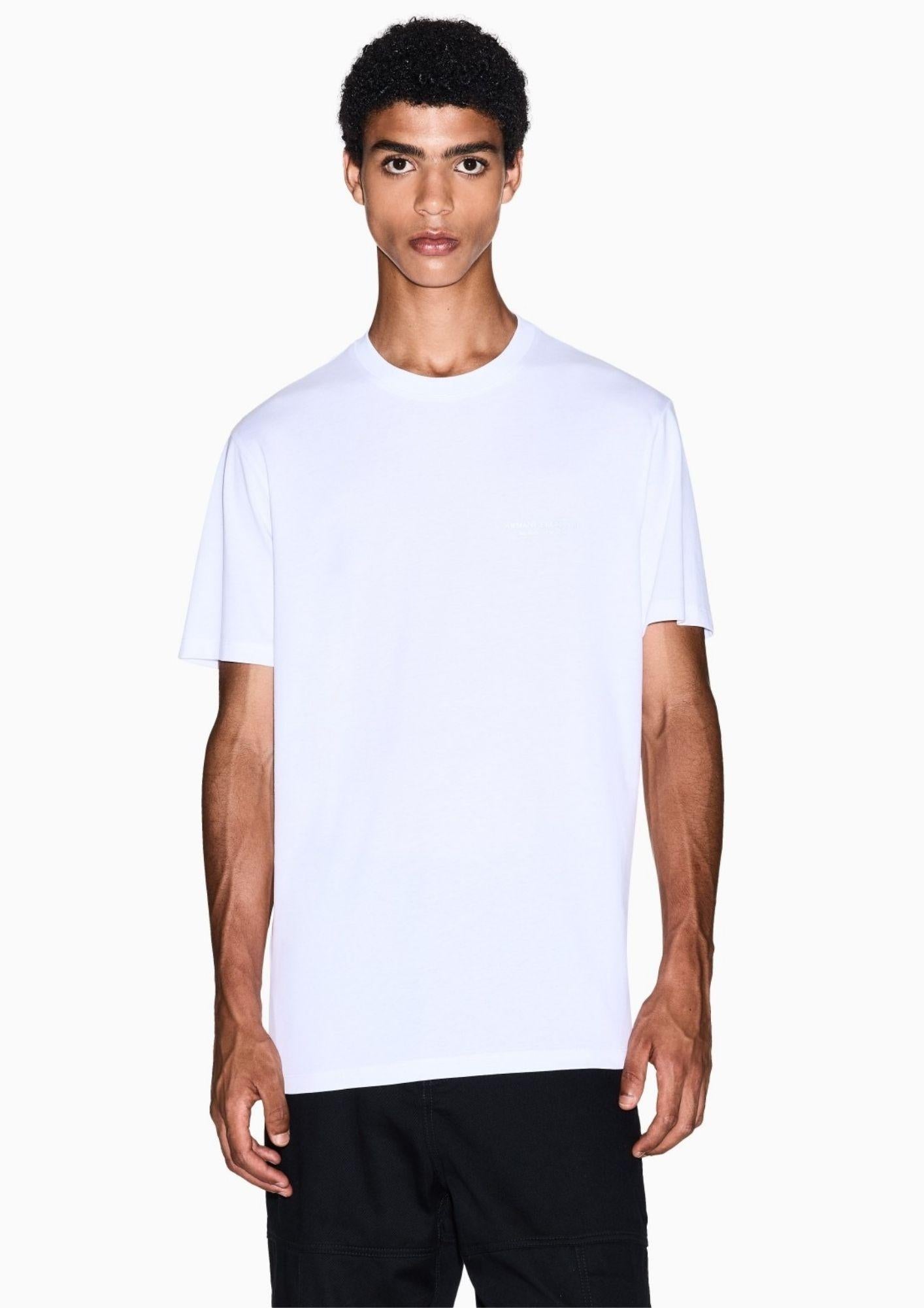 Armani Exchange T-Shirt Uomo Bianca XM001281 AF10361 U0002 ARMANI EXCHANGE 