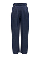 Jacqueline De Yong Pantalone Donna Birdie Blu 15320882 Black Iris JACQUELINE DE YONG 