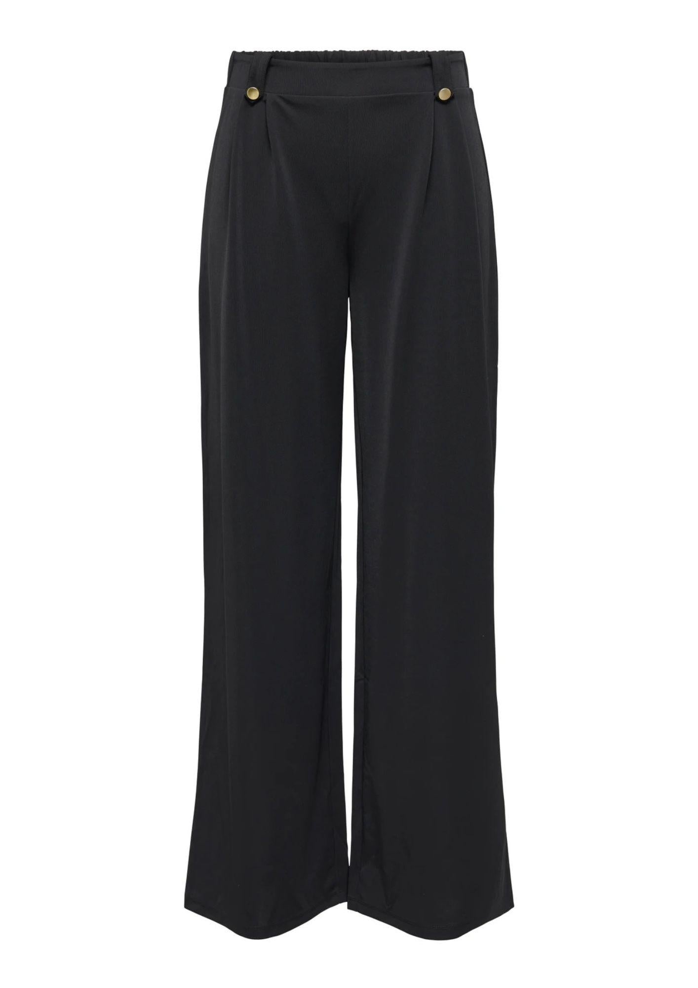 Jacqueline De Yong Pantalone Donna Nero 15352549 Black JACQUELINE DE YONG 