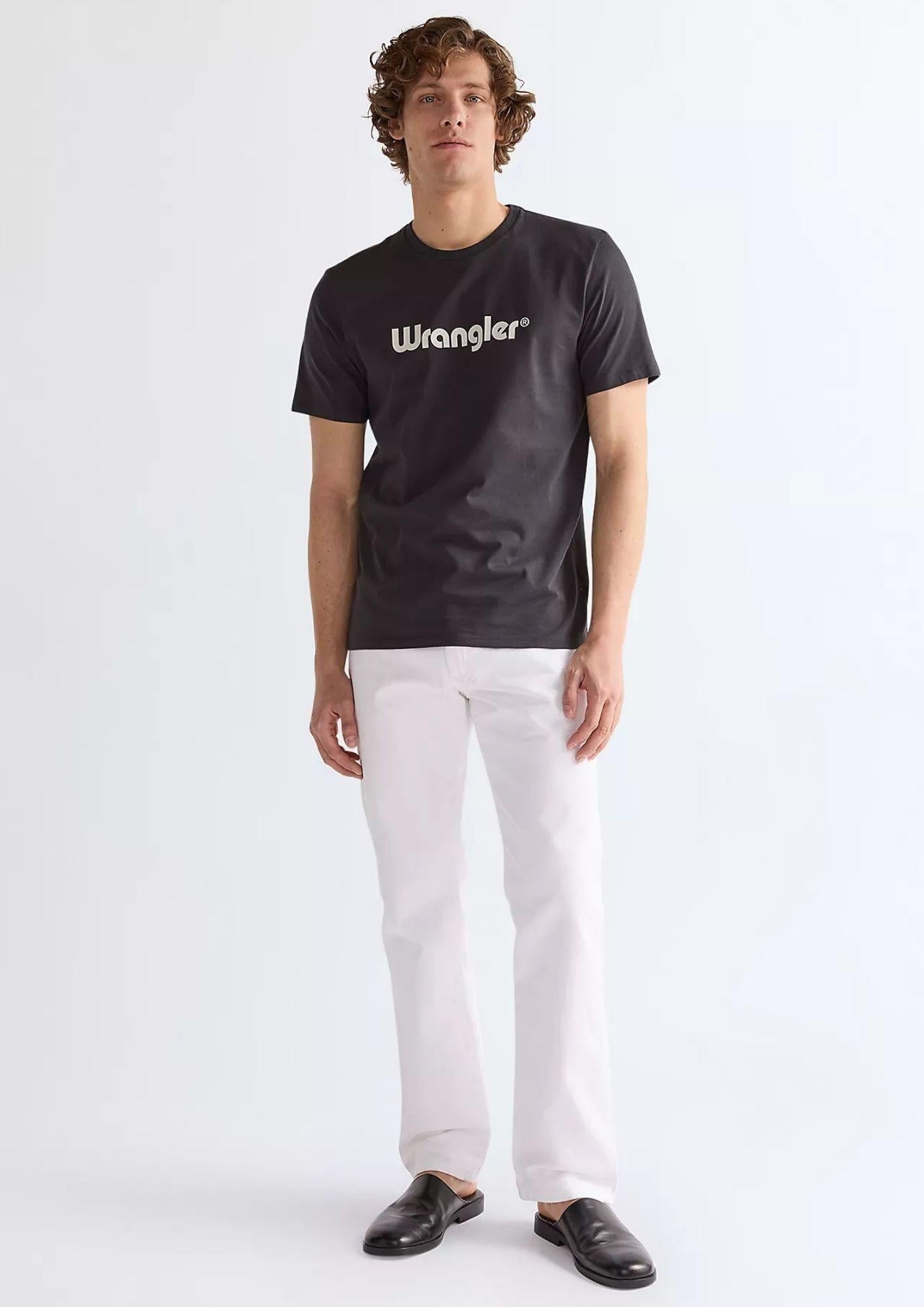 Wrangler T-Shirt Uomo Nera 112350526 BLACK WRANGLER 