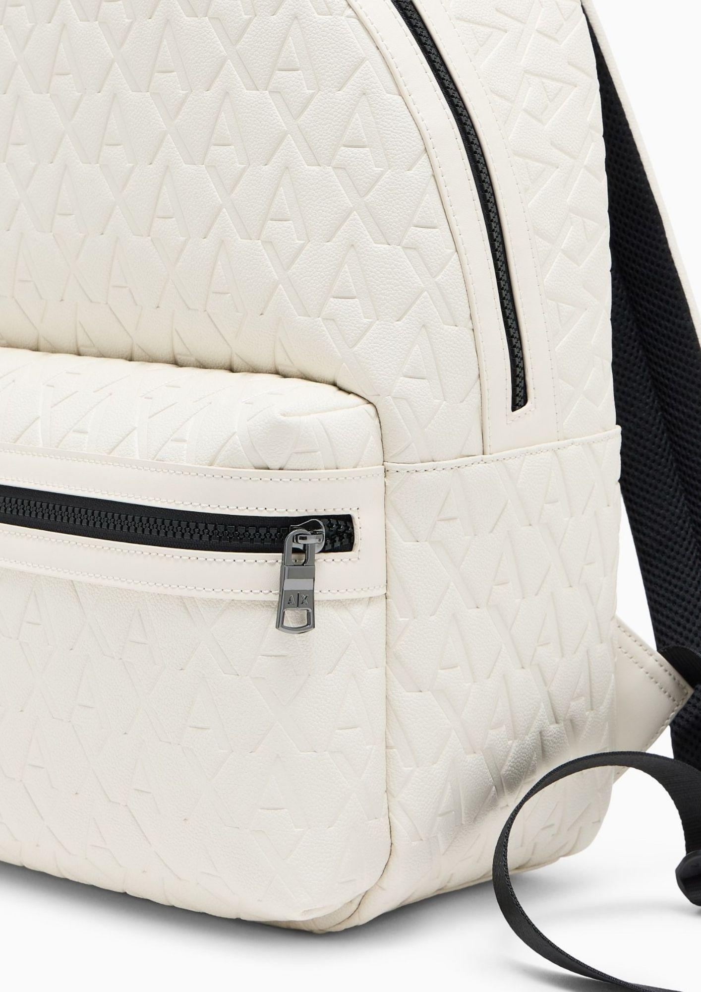 Armani Exchange Zaino Uomo Bianco XM000237 AF12133 U1074 ARMANI EXCHANGE 