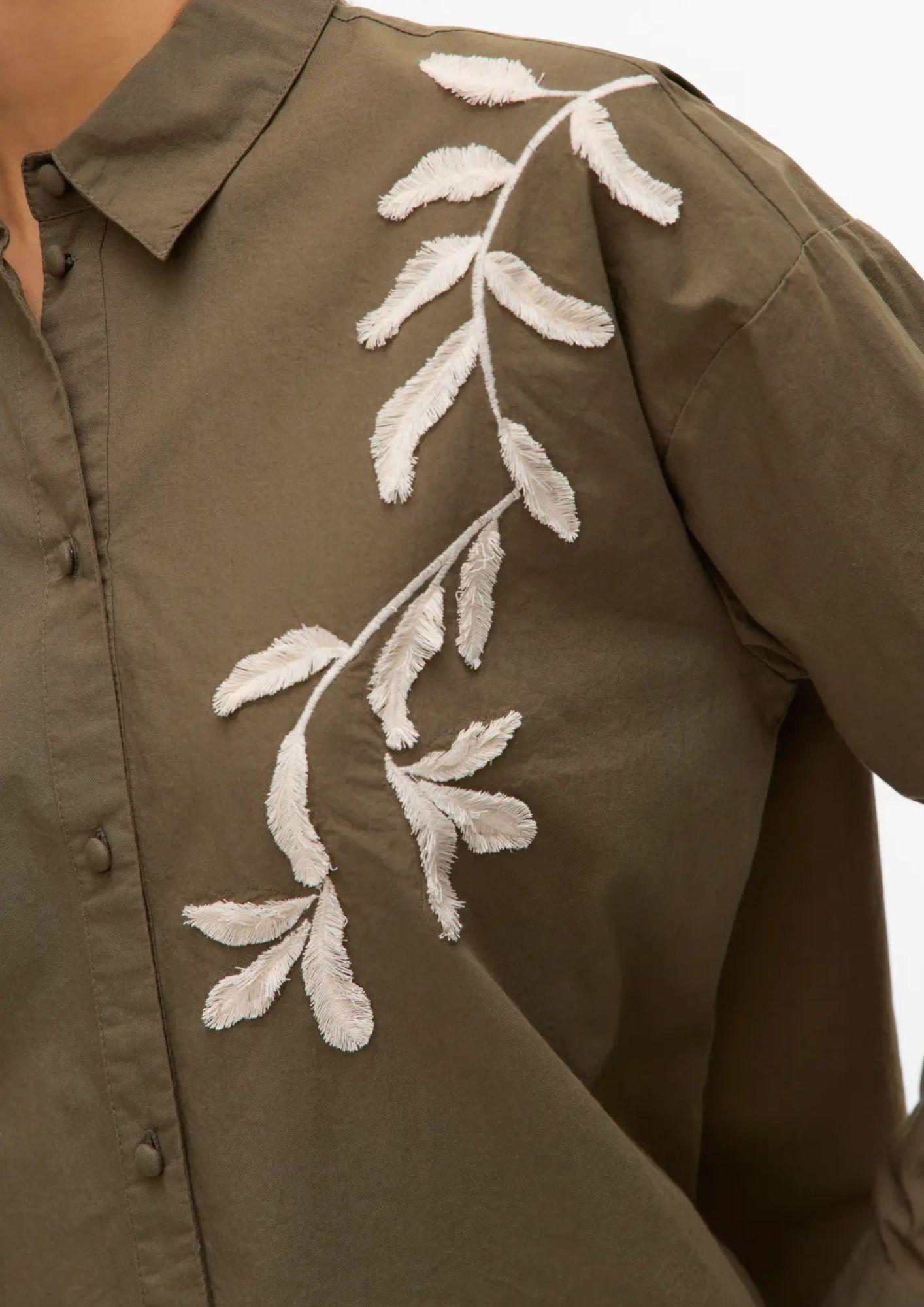  10333342 Grape Leaf Birch emb. detail VERO MODA 