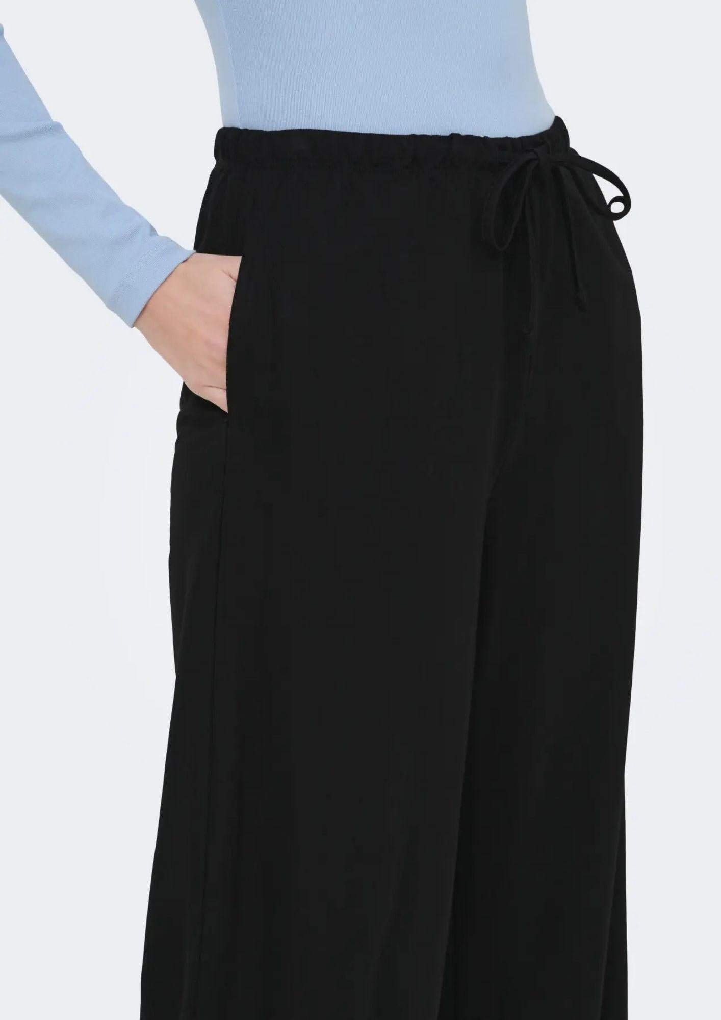 Jacqueline De Yong Pantalone Donna Leslie Nero 15374331 Black JACQUELINE DE YONG 