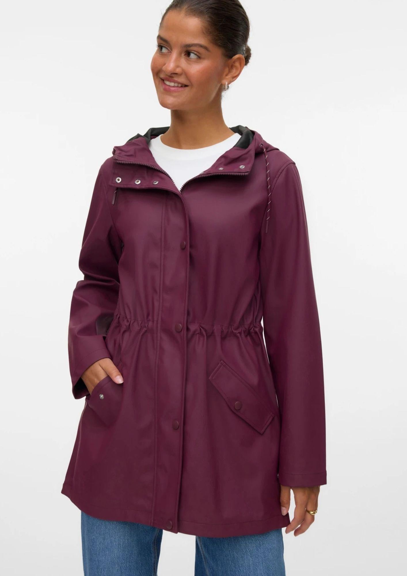 Vero Moda Giacca Invernale Donna Malou Bordeaux 10266982 Winetasting VERO MODA 