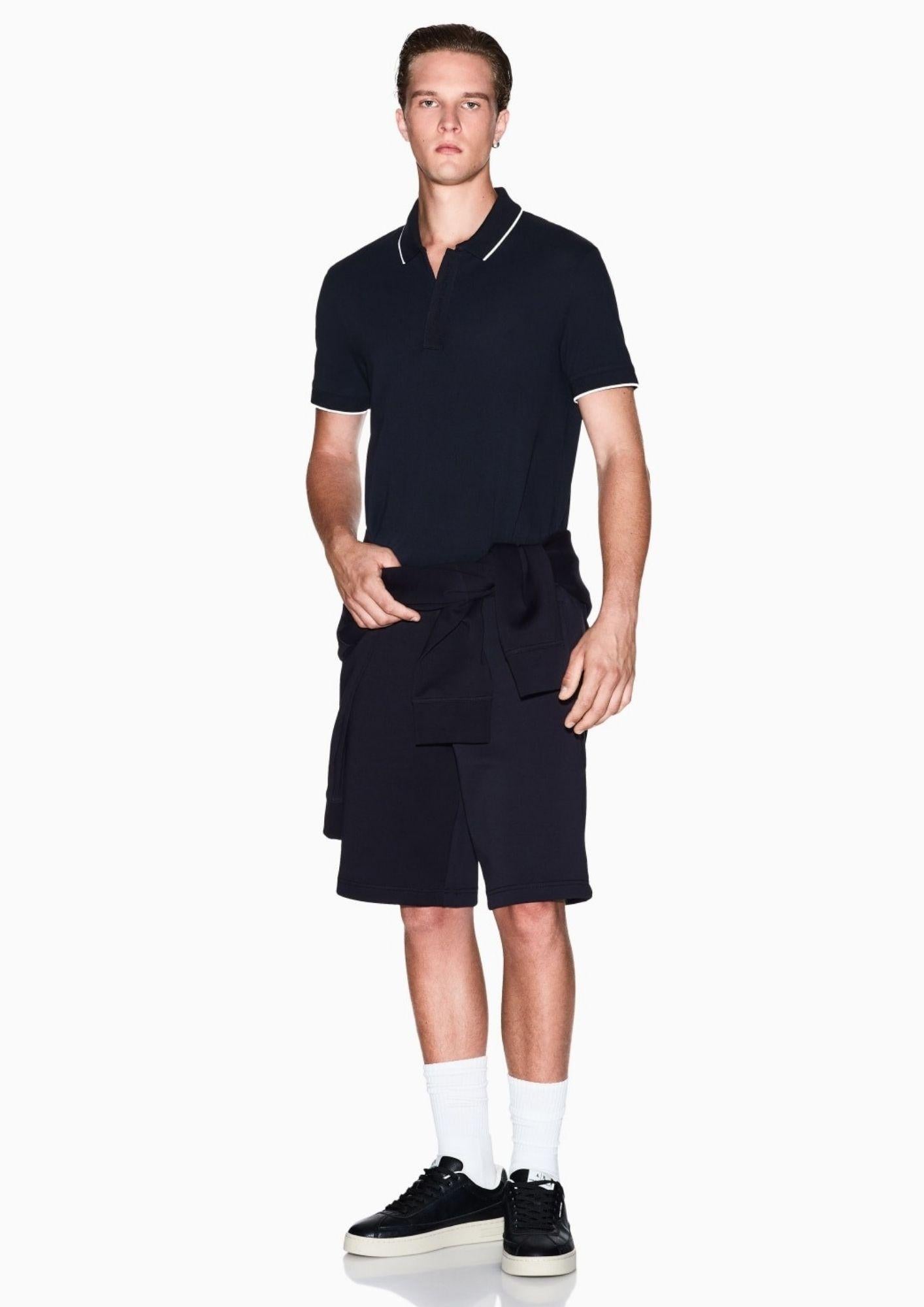 Armani Exchange Polo Uomo Blu Navy XM001285 AF10366 UB101 ARMANI EXCHANGE 