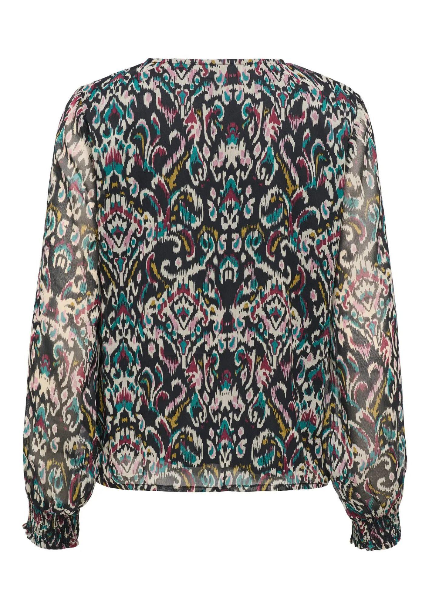 Jacqueline De Yong Top Donna Nero a Pailletes 15355429 Black PAISLEY JACQUELINE DE YONG 