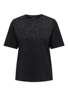 Jacqueline De Yong T-Shirt Donna Smilla Nera 15359986 Black STONES JACQUELINE DE YONG 