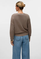 Vero Moda Cardigan Donna Newlexsun Grigio 10281878 Moon Rock VERO MODA 