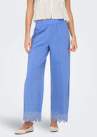 Only Pantalone Donna Paula Blu 15343184 Blue Bonnet ONLY 