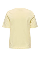 Only T-Shirt Donna Cashmere Giallo Onlonly 15270390 Double Cream ONLY 