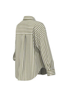 Emme Marella Camicia Emmuggioso Bianco Lana e Verde Militare 2615111012200 010 EMME MARELLA 