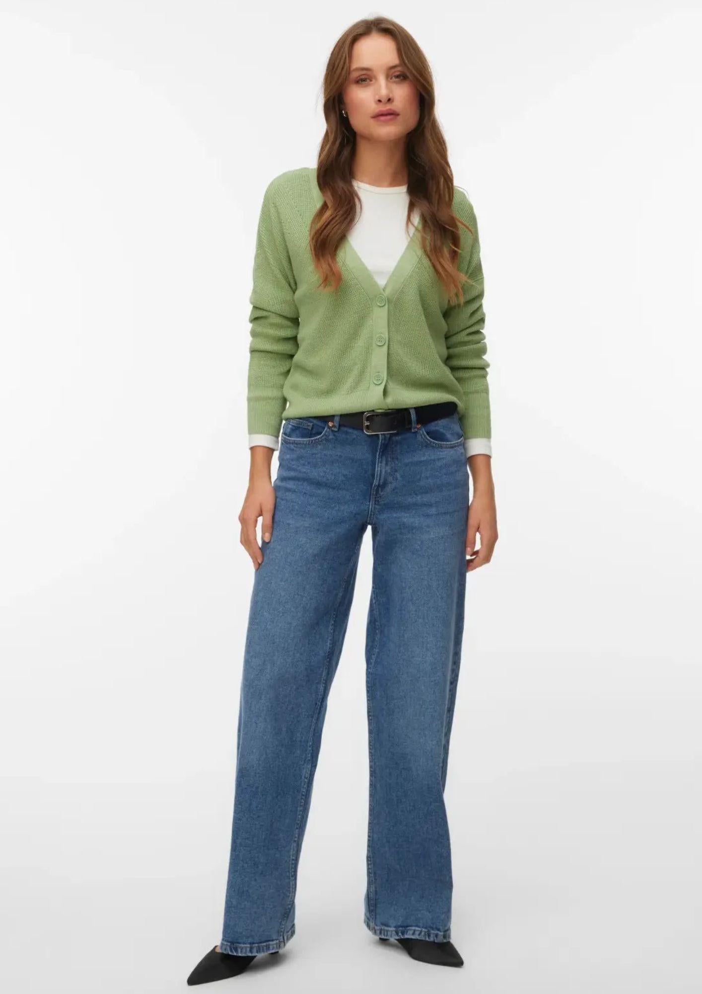 Vero Moda Cardigan Donna Newlexsun Green 10281878 Mistletoe VERO MODA 
