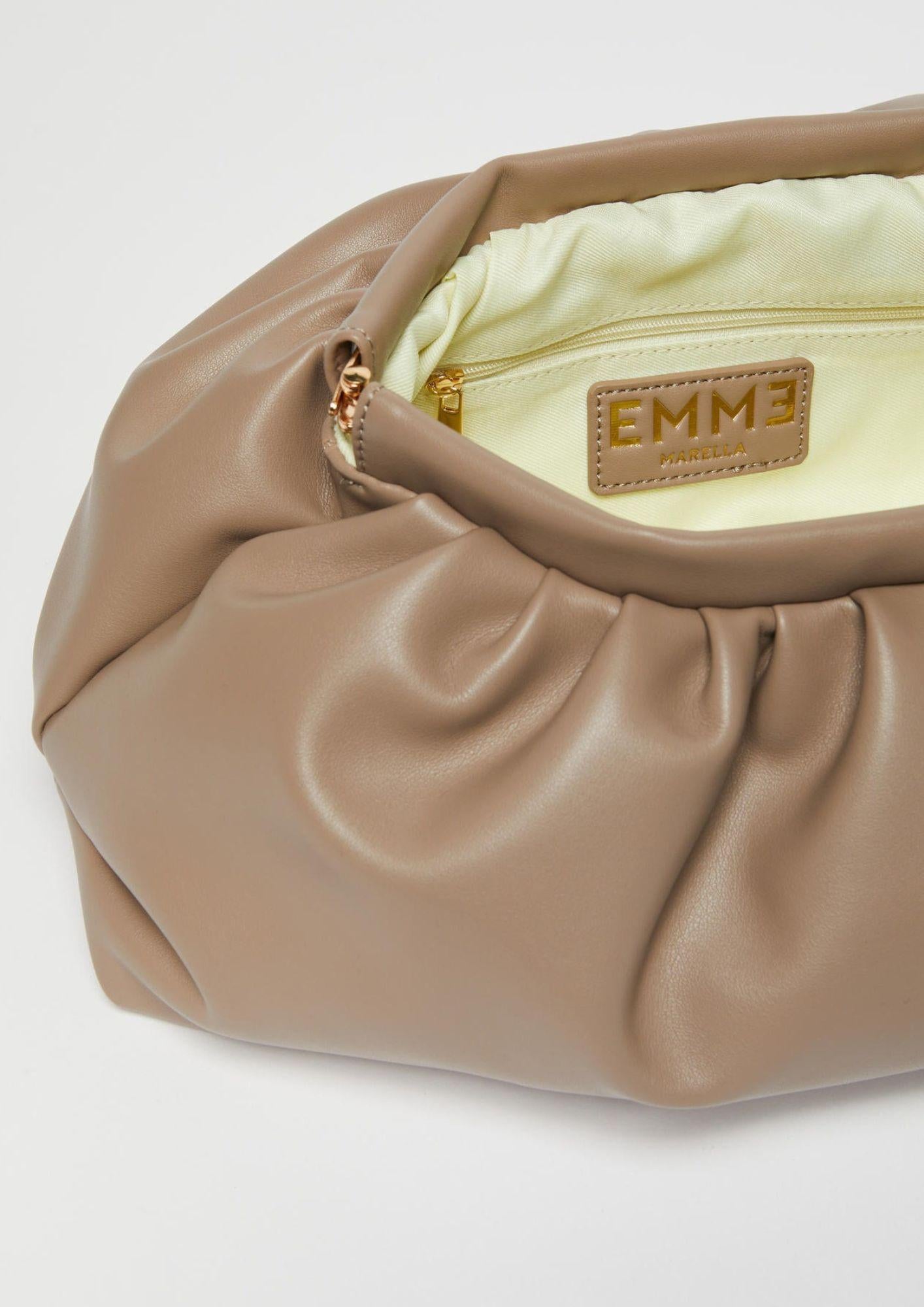Emme Marella Pouch morbida Donna Gloria Beige 2525516032200 001 EMME MARELLA 