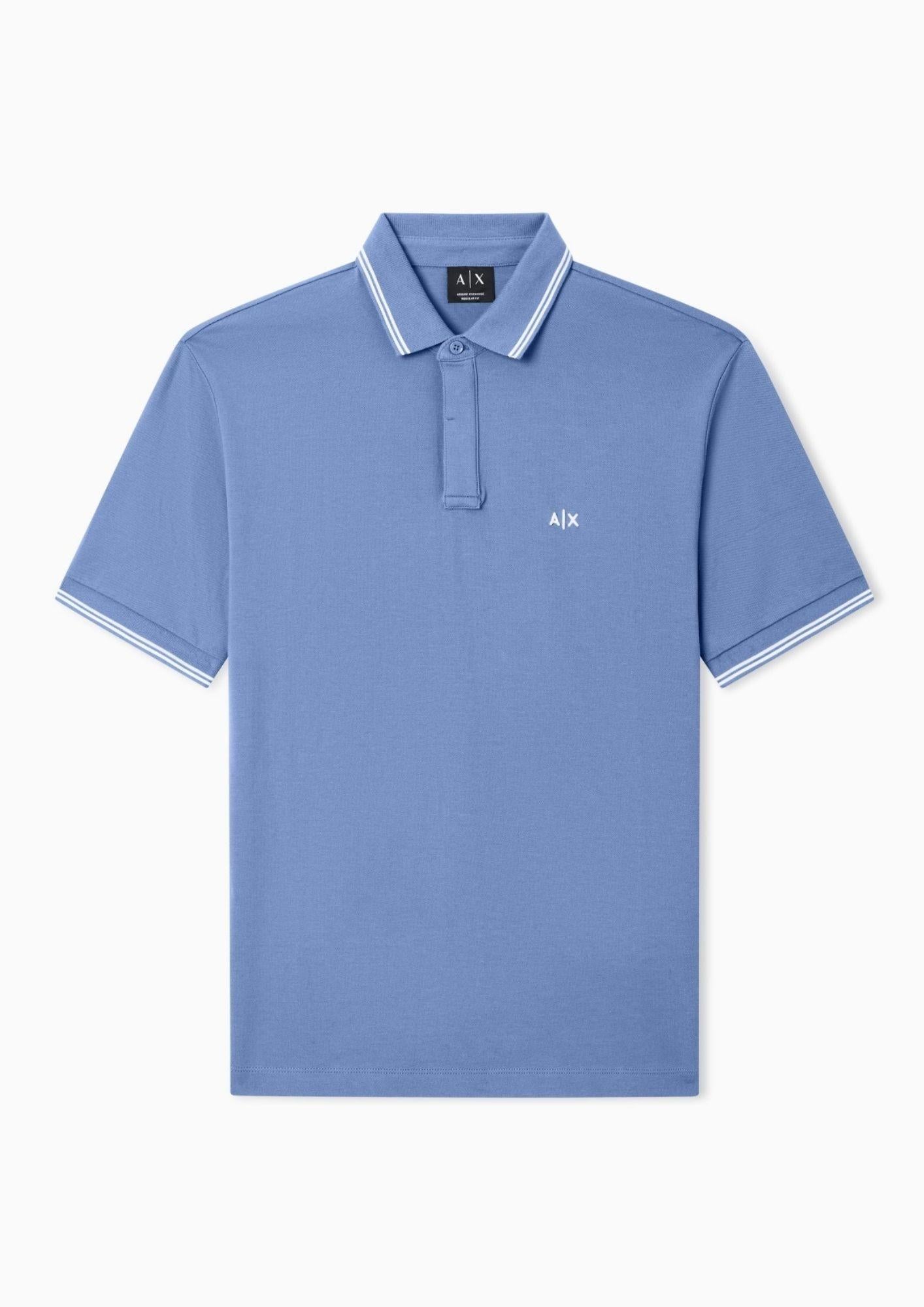 Armani Exchange Polo Uomo Blu Cina XM001287 AF17321 U9302 ARMANI EXCHANGE 