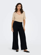 Jacqueline De Yong Pantaloni Donna Nero Jdygeggo 15343979 Black JACQUELINE DE YONG 