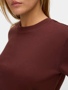 Aware T-Shirt Donna Bitter Chocolate AWNaima 10294544 Bitter Chocolate VERO MODA 