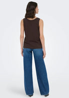 Jacqueline De Yong Top Donna Uffa Marrone 15369973 Chicory Coffee JACQUELINE DE YONG 