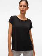 Vero Moda T-Shirt Donna Ava Nera 10284468 Black VERO MODA 