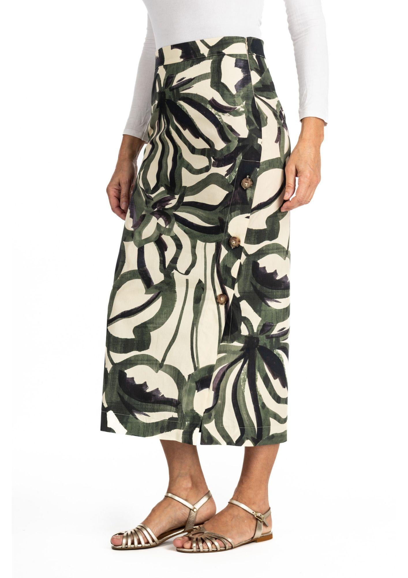 Gonna Donna Bianca con stampe 1138R000864 01 DIANA GALLESI 