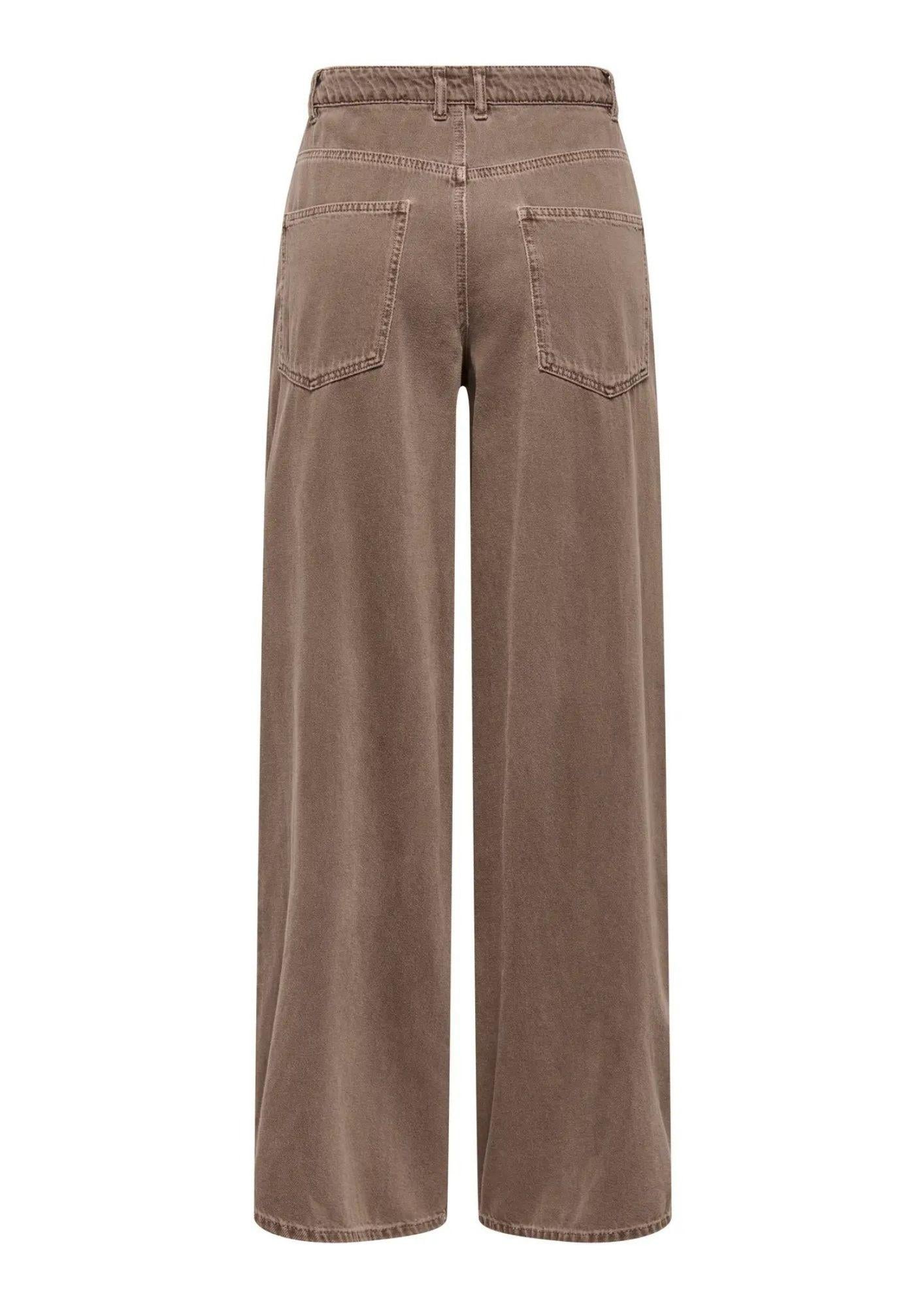 Only Pantalone Donna Taylor Marrone 15367377 Rain Drum ONLY 