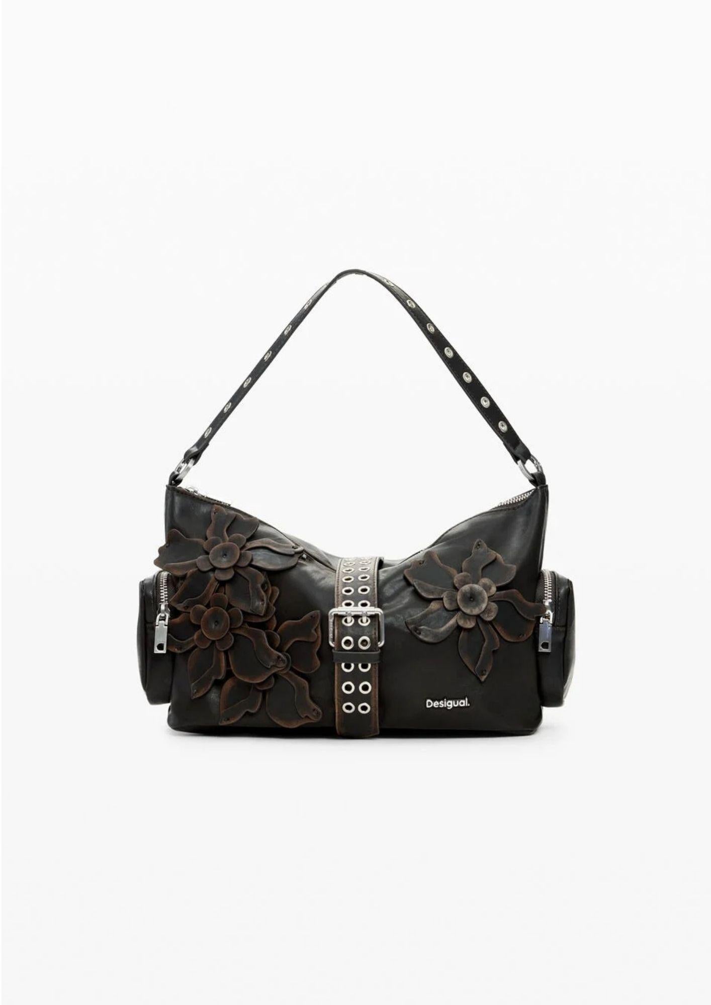 Desigual Borsa Donna Bag Curio Choco New Banaba Marrone 26SAXP98 6009 DESIGUAL 