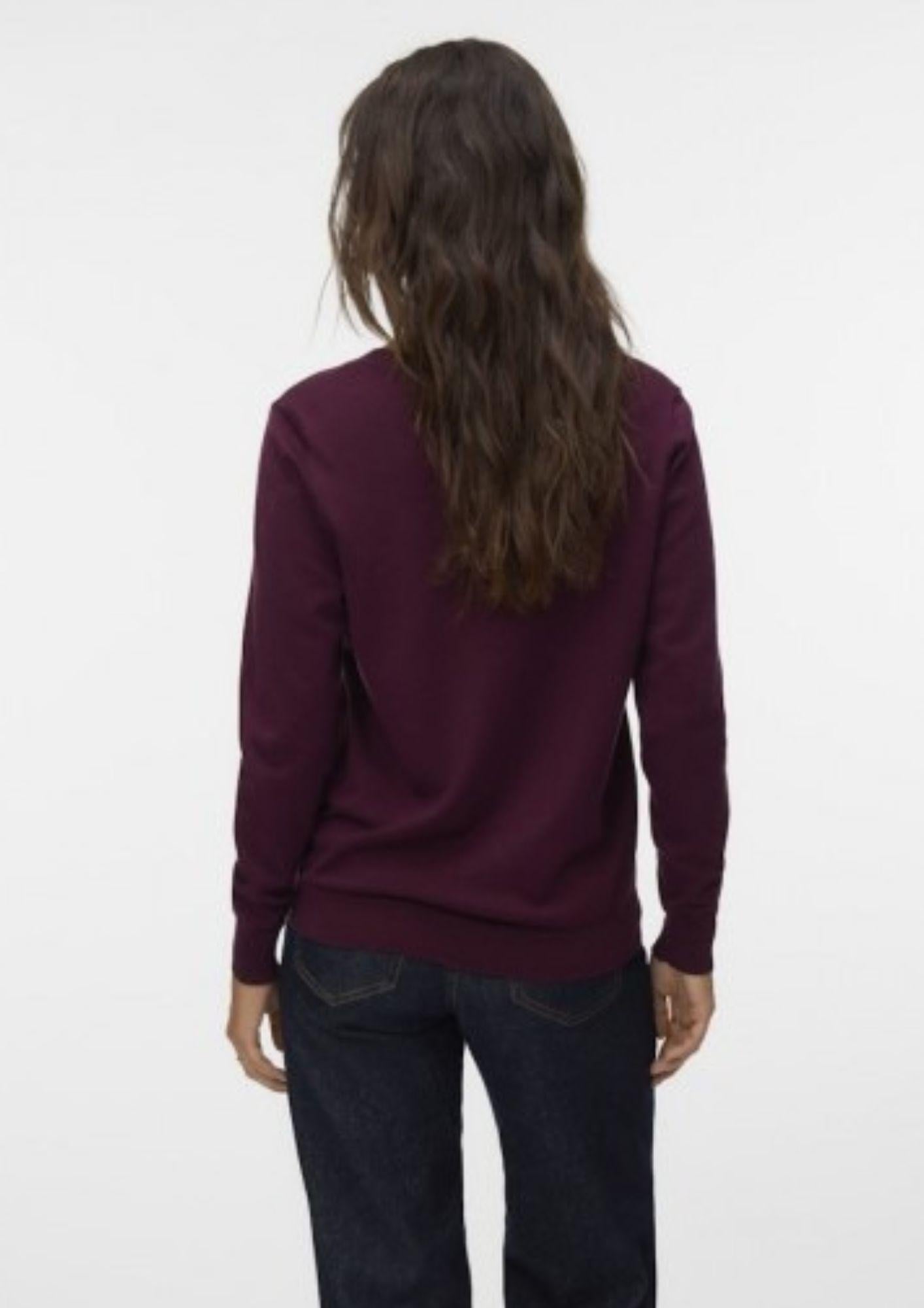 Vero Moda Cardigan Donna Silje Bordeaux 10320456 Winetasting VERO MODA 