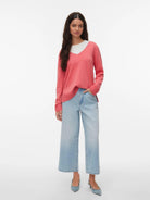 Vero Moda Maglia Donna Coral Paradise VMSilje 10320451 Coral Paradise VERO MODA 