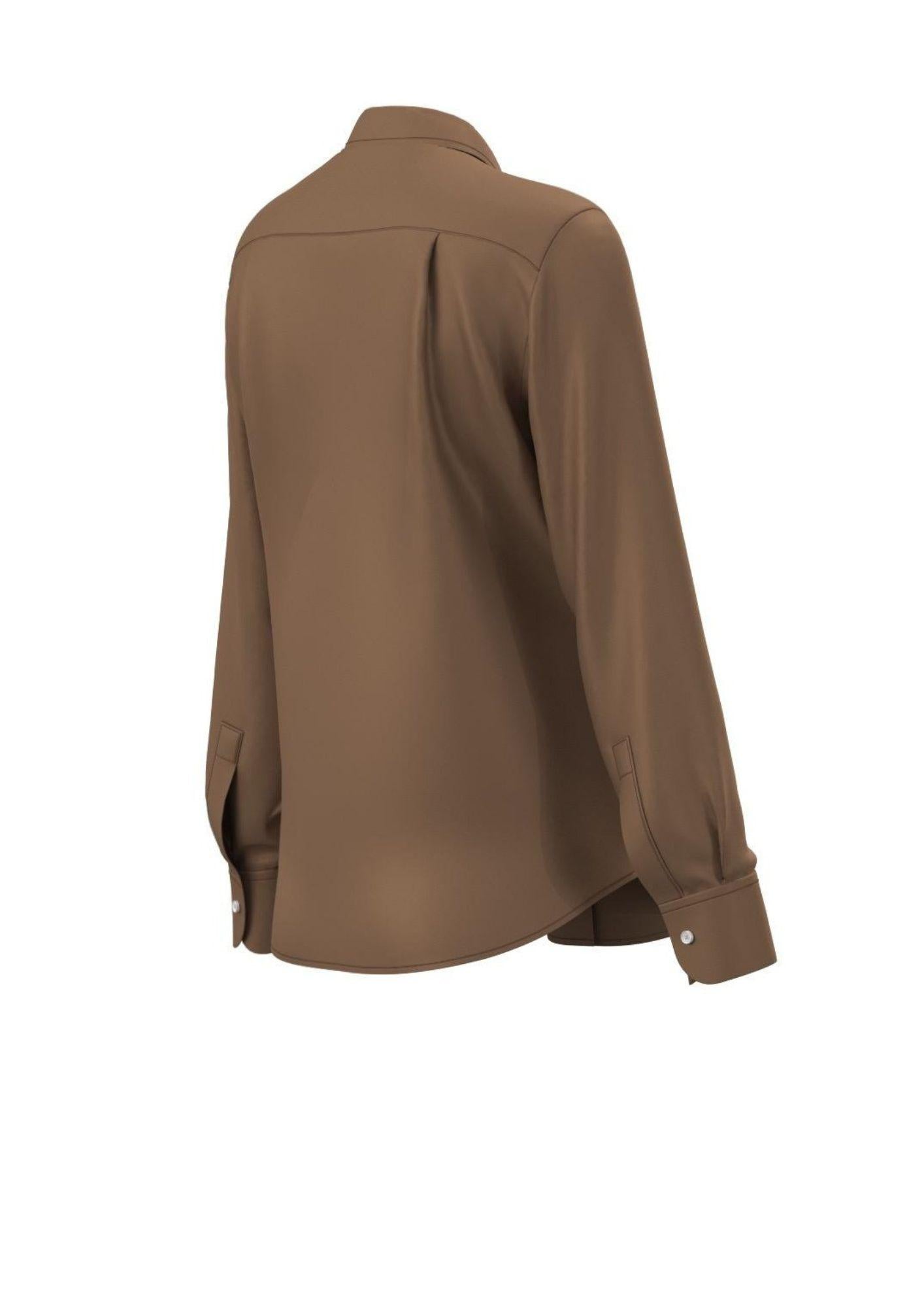 Emme Marella Camicia Donna Naples Tortora 2525116051200 003 EMME MARELLA 