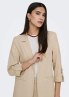 Only Giacca Donna Goa Beige 15363727 Oxford Tan ONLY 
