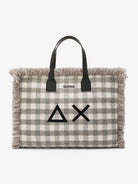 Sun68 Borsa Donna Cali Midi Tartan Grigio Medio X45213 34 SUN68 