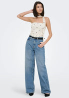 Jacqueline De Yong Jeans Donna Blu Denim Chiaro 15382371 Light Blue Denim JACQUELINE DE YONG 