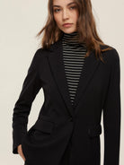 Emme Marella Giacca Donna in jersey punto Milano Gamma Nero 2525916021200 007 EMME MARELLA 