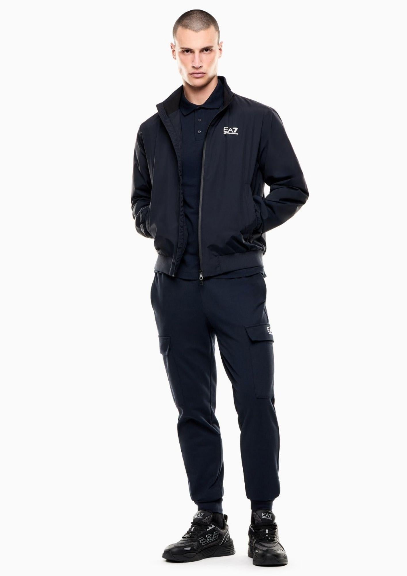 EA7 Emporio Armani Polo Uomo Blu 8NPF14 PJVQZ 1562 EA7 EMPORIO ARMANI 