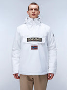 Napapijri Giacca Anorak Rainforest Winter Uomo Grigio Chiaro NP0A4GMC 002 NAPAPIJRI 