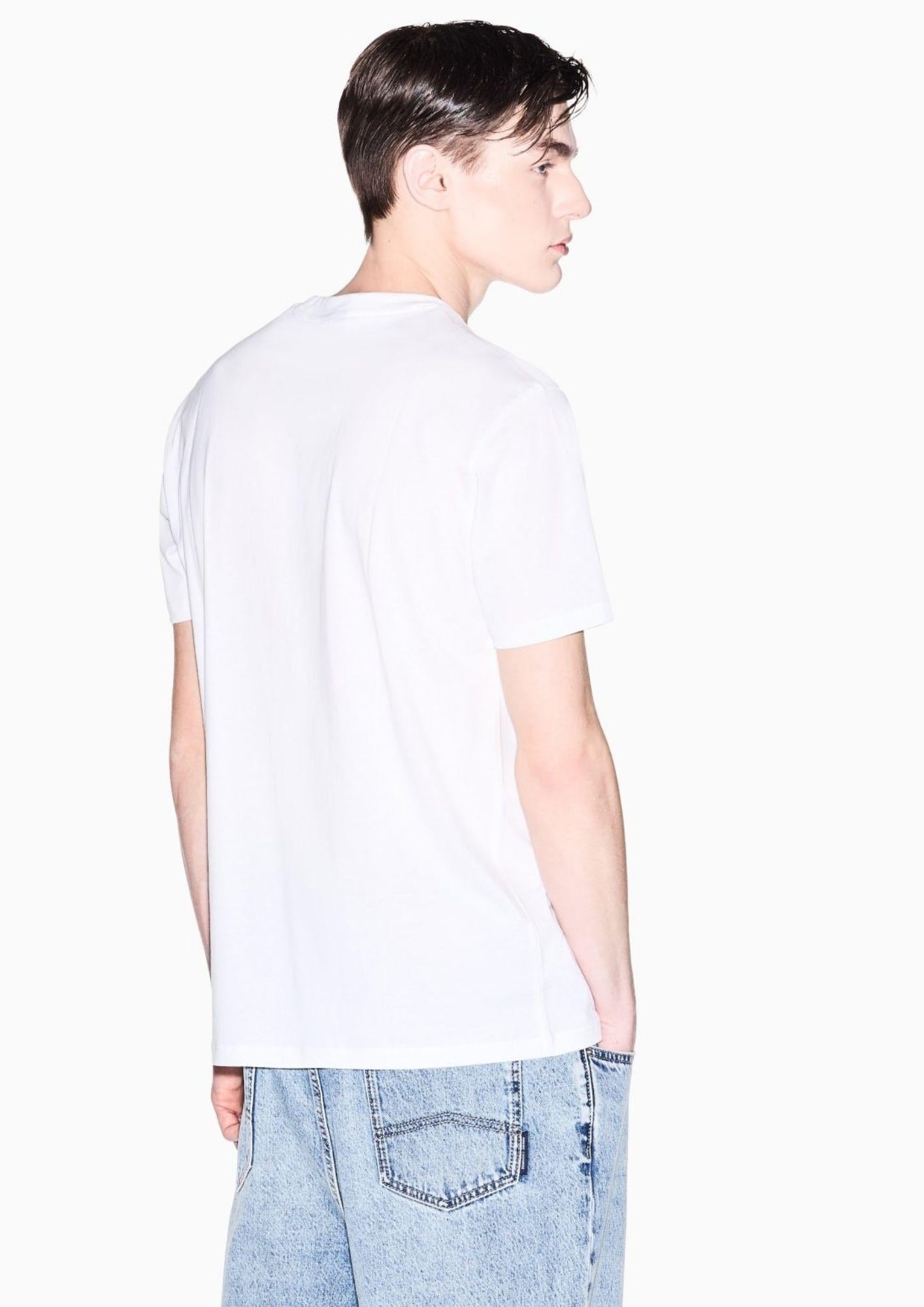 Armani Exchange T-Shirt Uomo Bianca XM002450 AF10356 U0009 ARMANI EXCHANGE 