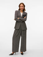 Vero Moda Pantaloni Formali Donna Perle Nero Sale E Pepe 10336076 Black VERO MODA 