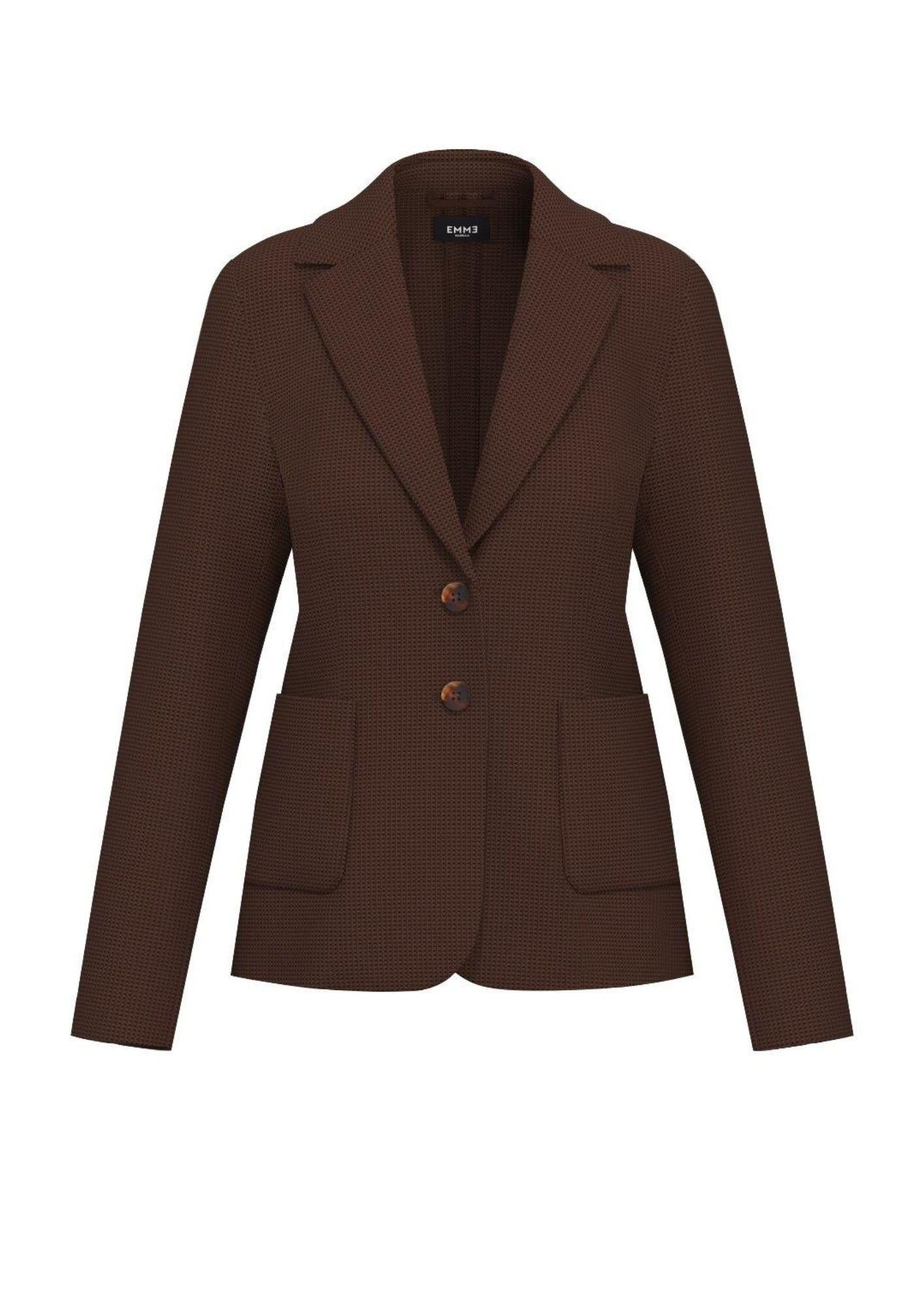 Emme Marella Giacca Donna Harley Marrone Testa Di Moro 2525046051200 002 EMME MARELLA 