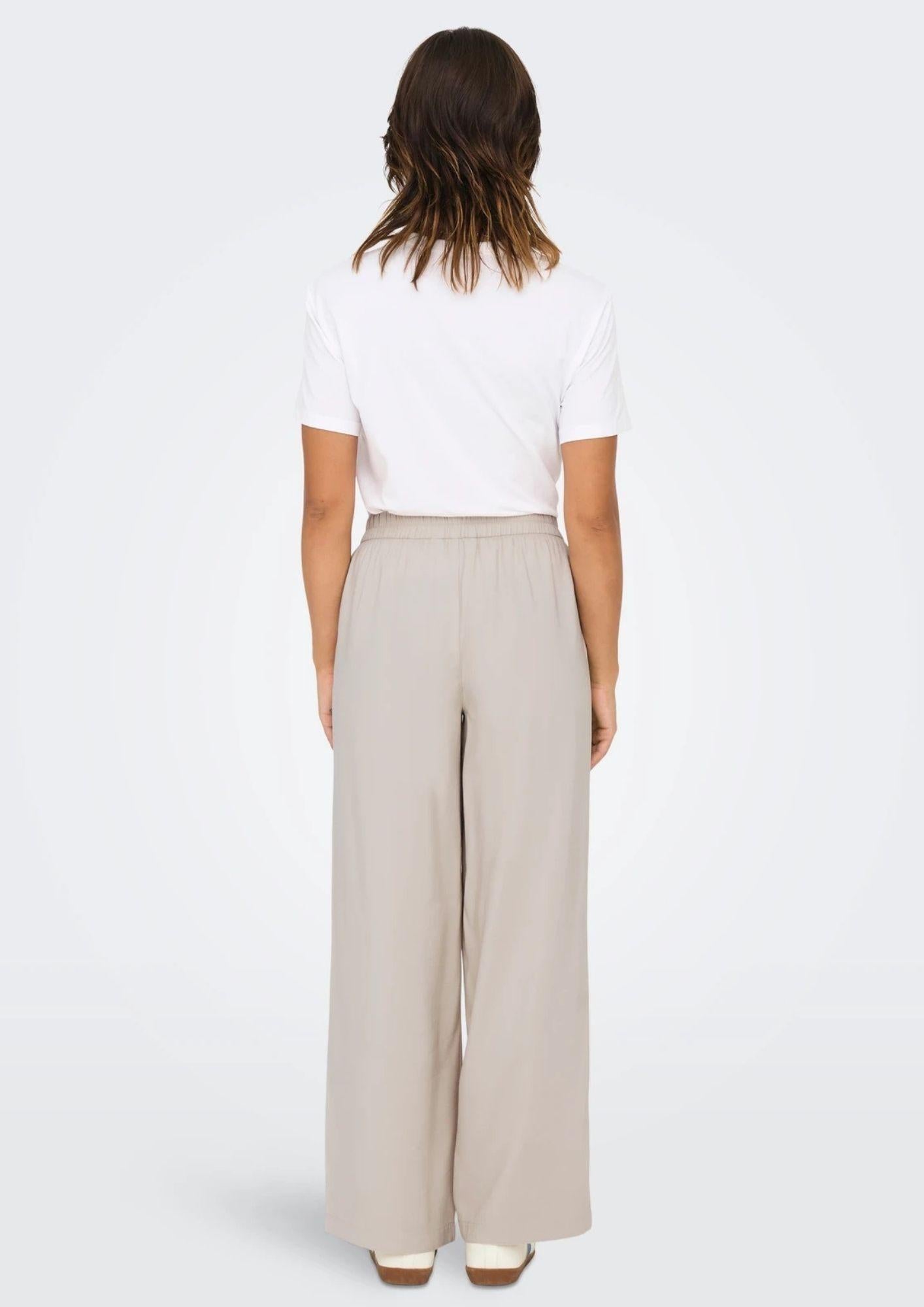 Only Pantalone Donna Aris Grigio Pietra Pomice 15337956 Pumice Stone ONLY 