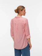 Vero Moda Camicia Donna Coral Paradise Snow White Vmbumpy 10275283 Coral Paradise VERO MODA 