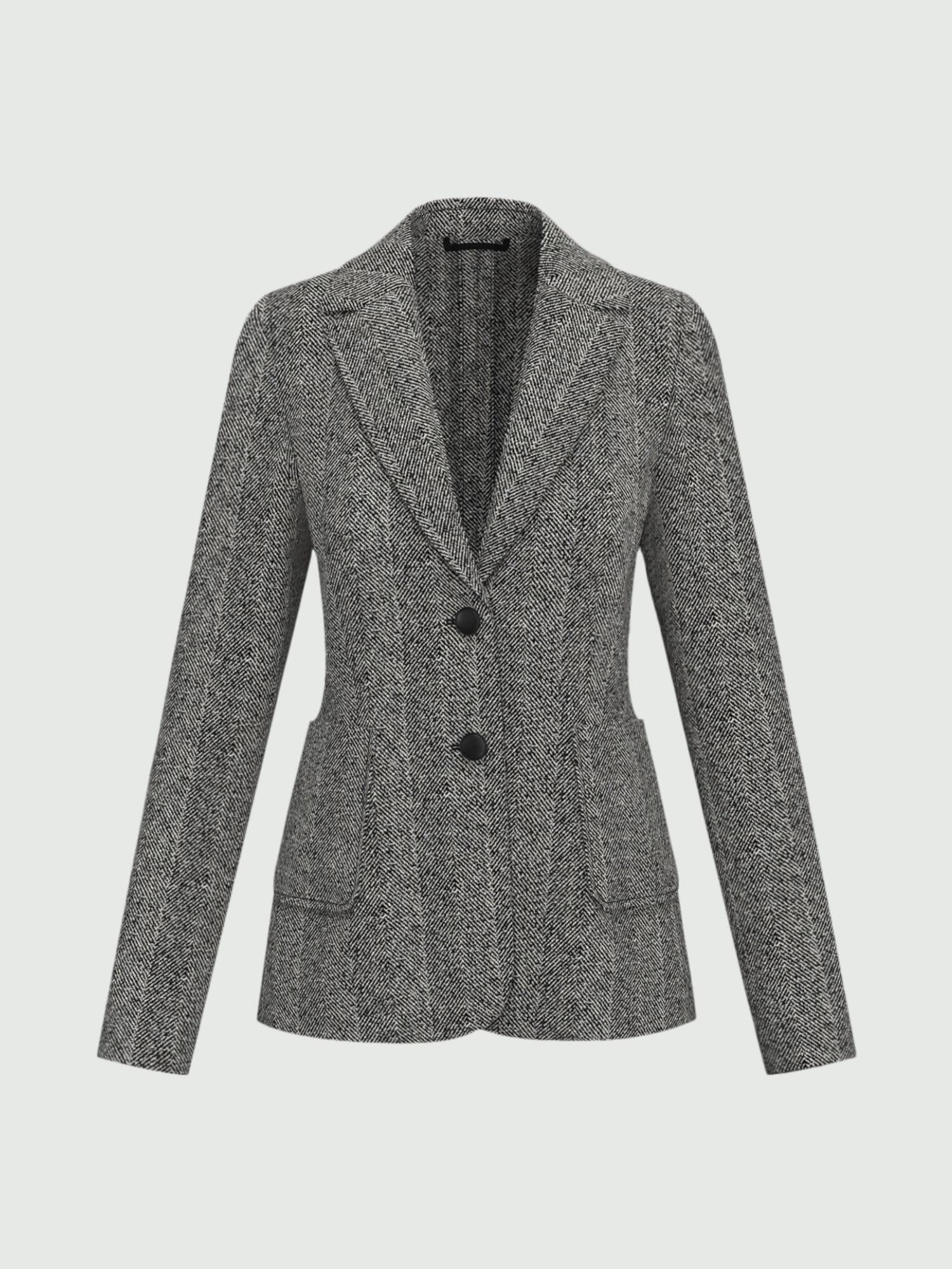 Emme Marella Giacca femminile in stuoia Dear Donna Nero bianco 2525046061200 001 EMME MARELLA 