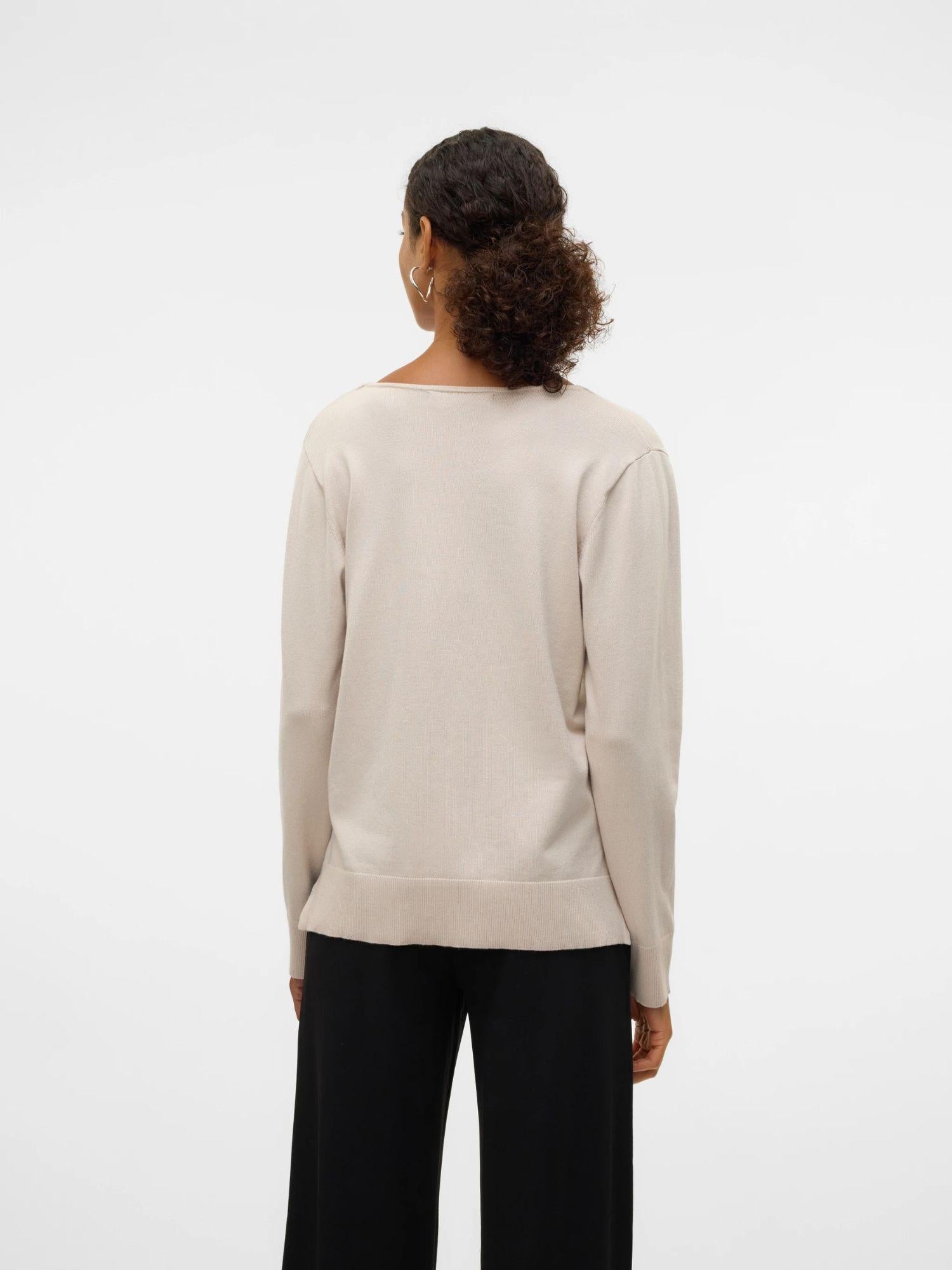 Vero Moda Maglione Donna Silje Grey Moonbeam 10320451 Moonbeam VERO MODA 