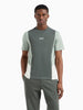 T-shirt girocollo Summer Block in jersey di cotone Uomo Grigio